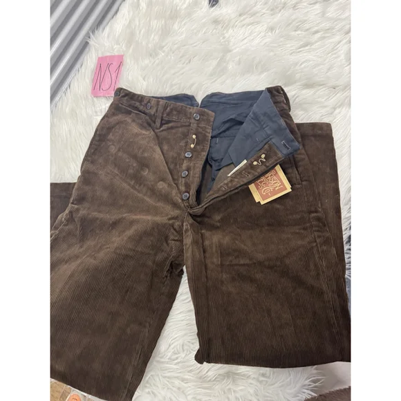 Bronson 17Oz Corduroy Work Pants 1920S Vintage Trousers 36 USA SHIPP - Picture 7 of 12